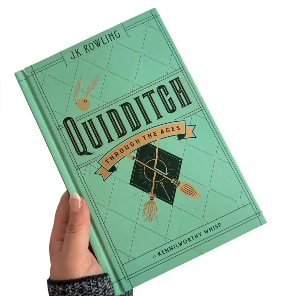 Quidditch Through the Ages Hardcover Book - Green EUC